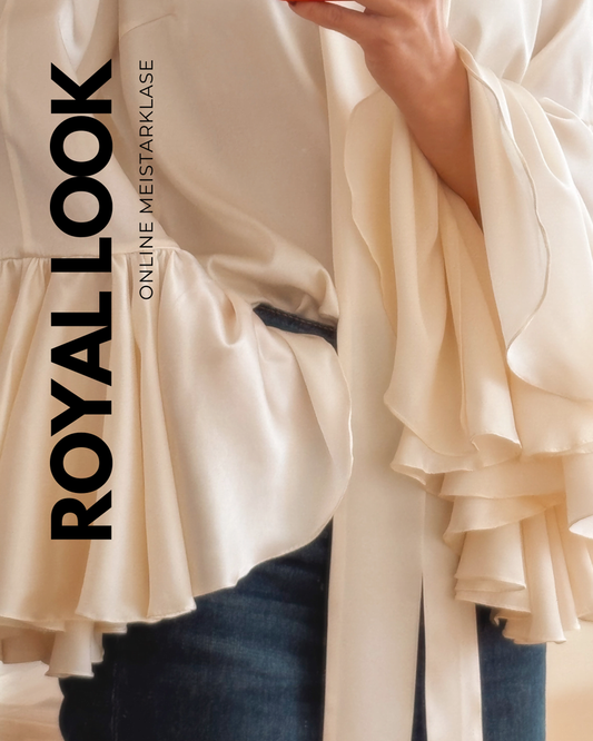 ZĪDA BLŪZE - ROYAL LOOK